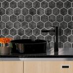 Zelfklevende Mozaïek Tegel - Afimera Antraciet Marble, Huis en Inrichting, Ophalen of Verzenden, Nieuw