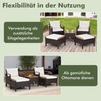 2dekans | Coast Basket Furniture Set 5-delige rotan meubels, Tuin en Terras, Ophalen of Verzenden, Zo goed als nieuw