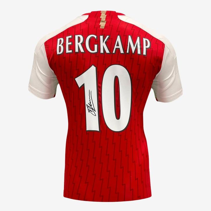 Dennis Bergkamp Signed Arsenal 2023-24 Home Football Shirt, Verzamelen, Sportartikelen en Voetbal, Ophalen of Verzenden