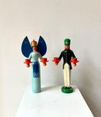 Kerstbeeldje Expertic (2) - Engel van het Licht & Mijnwerker, Diversen, Kerst, Nieuw