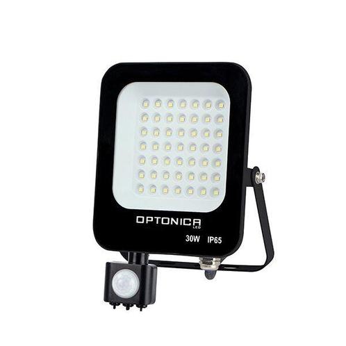 LED Bouwlamp - Schijnwerper met sensor | Basic serie, Doe-het-zelf en Verbouw, Bouwverlichting, Armatuur, Nieuw, 50 tot 200 watt