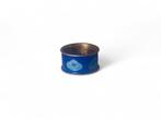 Veiling - Vintage Cloisonné Emaille Ring - Wolkenmotief, Nieuw