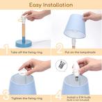 Aigostar Nachtlampje - Bedlamp - Tafellamp - E14 - 2 stuks, Huis en Inrichting, Verzenden, Nieuw