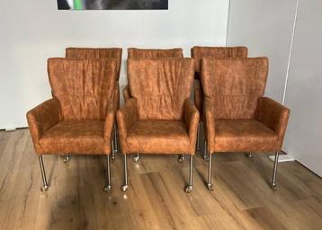 Refurbished Microleder Stoelen €69 per stuk beschikbaar voor biedingen