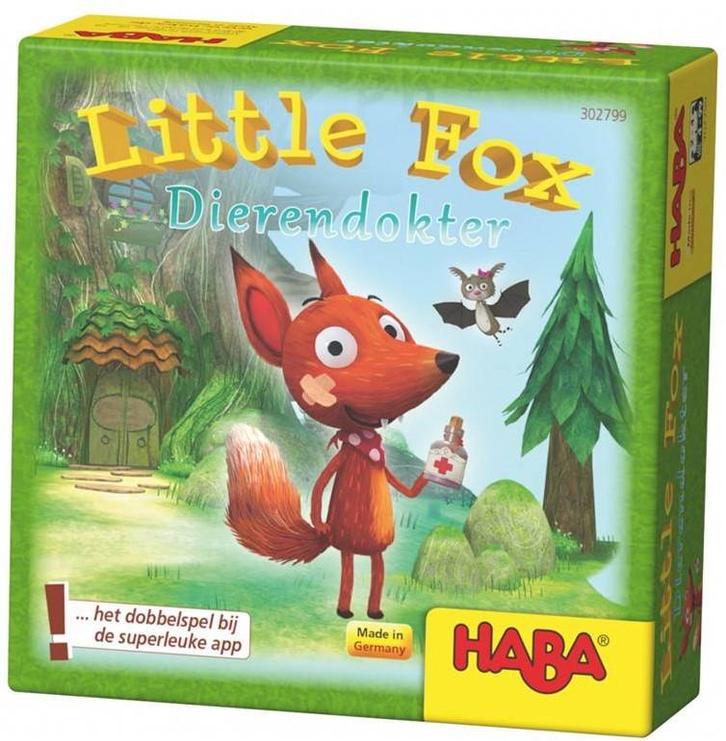 Little Fox Dierendokter | Haba - Kinderspellen, Hobby en Vrije tijd, Gezelschapsspellen | Bordspellen, Nieuw, Verzenden