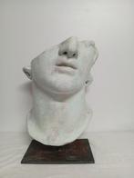 Figuur - Hoofd van een kolos in hars met kalk
