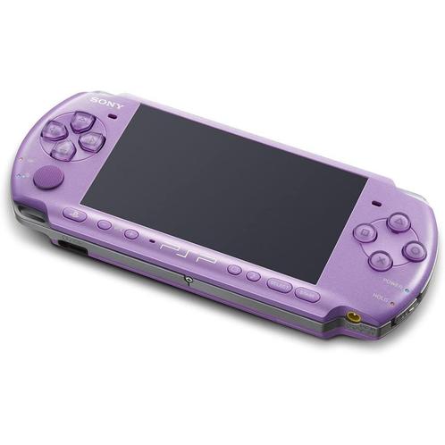 PSP Slim & Lite 3000 Paars (Nette Staat & Zeer Mooi Scherm), Spelcomputers en Games, Spelcomputers | Sony PSP, Zo goed als nieuw