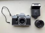 Praktica MTL 3 + Meyer 1,8/50mm + flitser - M42 | Analoge, Audio, Tv en Foto, Fotocamera's Analoog, Nieuw