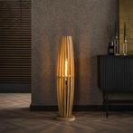 *WOONWINKEL* Vloerlamp Mangohout 1 Lichts, Huis en Inrichting, Lampen | Vloerlampen, Verzenden, Nieuw