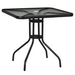 TRUUSK Afneembare Metalen Tuintafel 76x76 Cm Weerbestendig V, Verzenden, Nieuw