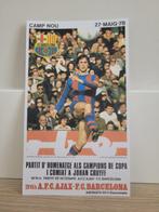 Originele poster Afscheid van Johan Cruijff (1978), Nieuw