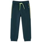 vidaXL Kinderjoggingbroek met trekkoord 116 mosgroen, Verzenden, Nieuw
