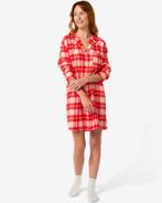 HEMA Dames pyjama rode ruitjes rood, Kleding | Dames, Ondergoed en Lingerie, Verzenden, Rood