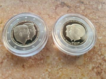 Nederland. 2 Euro 2013/2014 Dubbelportret (2 monnaies) beschikbaar voor biedingen