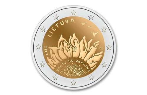 2 euro Oekraïne 2023 - Litouwen, Postzegels en Munten, Munten | Europa | Euromunten, Verzenden