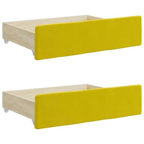 Gele Bedlades - Extra Opbergruimte | OP = OP | 42% Eraff, Huis en Inrichting, Slaapkamer | Bedden, 70 cm of minder, 190 cm of minder