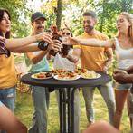 Statafel Eren inklapbaar met hoes 90x110cm - zwart, Set van, Verzenden, Nieuw