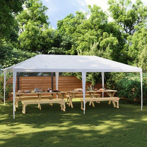 vidaXL Partytent 4x6 m wit, Tuin en Terras, Partytenten, Partytent, Nieuw, Verzenden