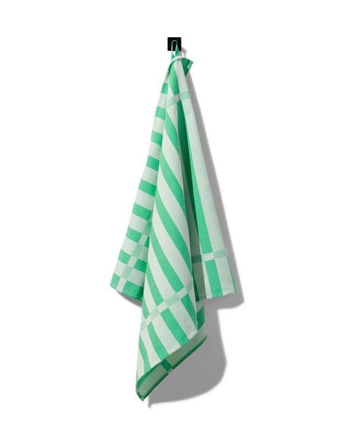 HEMA Theedoek 65x65 katoen groen van €3.99 voor €2.39 sale, Hobby en Vrije tijd, Theezakjes, Verzenden