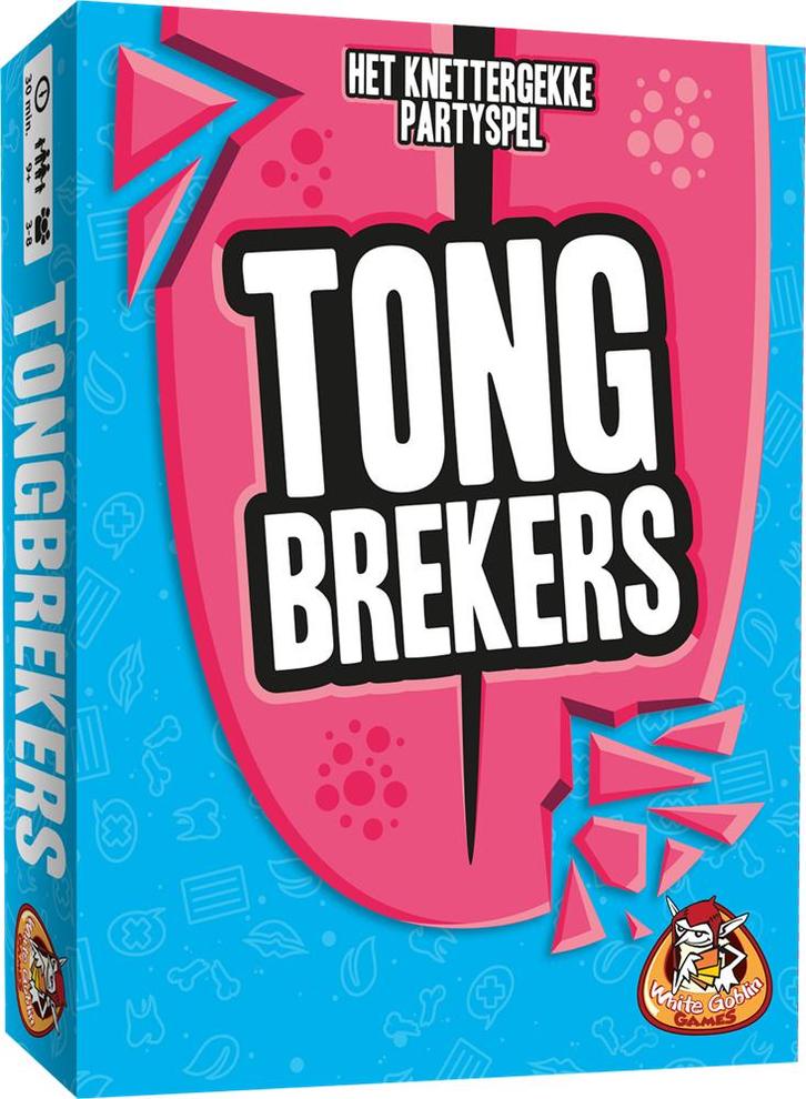 Tongbrekers | White Goblin Games - Gezelschapsspellen, Hobby en Vrije tijd, Gezelschapsspellen | Bordspellen, Nieuw, Verzenden