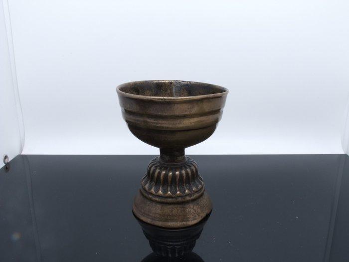 Butterlampe / Dipa - Brons - Tibet - 17.-18. Jahrhundert, Antiek en Kunst, Antiek | Overige Antiek