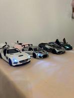 OK Newao 1:24 - Modelauto (4) - Mercedes SLS AMG; Audi R8;, Nieuw