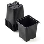 Kweekpotjes | Nature | 7 stuks (Vierkant, 9.5 x 9 x 9 cm), Tuin en Terras, Verzenden, Nieuw