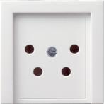 GIRA Systeem 55 Centraalplaat KPN / PTT Zuiver wit 027903, Doe-het-zelf en Verbouw, Elektra en Kabels, Ophalen of Verzenden, Nieuw