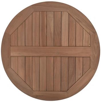 Tafelblad teakhout rond 70 cm en 3 cm dik - teak tafelbladen beschikbaar voor biedingen