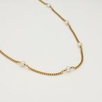 Halsketting - 18 karaat Geel goud Parel, Nieuw