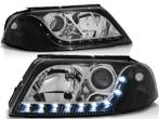 Koplampen VW Passat 3BG 00-04 LED DRL look Zwart, Ophalen of Verzenden, Nieuw