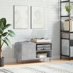 vidaXL Platenkast 85x38x48 cm bewerkt hout betongrijs, Verzenden, Nieuw