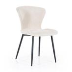 *WOONWINKEL* By-Boo Spinner Beige Eetkamerstoel Gemeleerde S, Huis en Inrichting, Stoelen, Verzenden, Nieuw, Stof