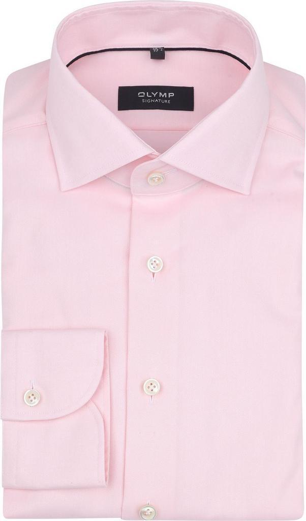Olymp Signature Twill Overhemd Roze maat 40 Heren, Kleding | Heren, Overhemden, Roze, Nieuw, Verzenden