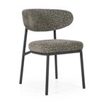*WOONWINKEL* By-Boo Jari Scandinavische Eetkamerstoel Stof G, Huis en Inrichting, Stoelen, Verzenden, Nieuw, Stof