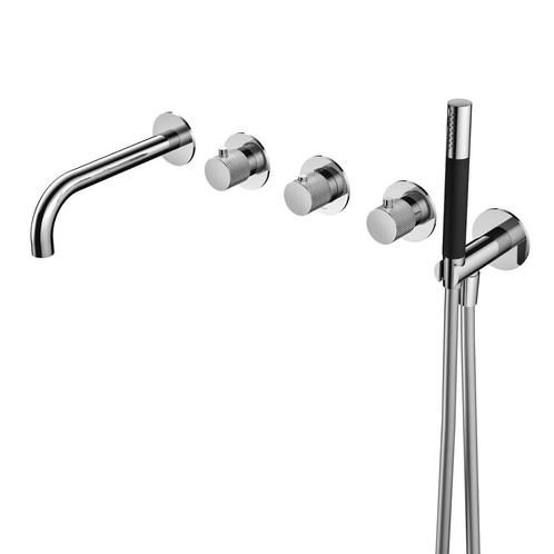 Thermostatische Badkraan Hotbath Cobber X Inbouw Met 2, Doe-het-zelf en Verbouw, Sanitair, Kraan, Nieuw, Chroom, Ophalen of Verzenden