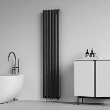 [neu.haus] Designradiator Nore 180x36x5,6 cm zwart beschikbaar voor biedingen