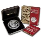 Lunar II - Proof Year of the Dragon - 5 oz 2012, Postzegels en Munten, Verzenden, Losse munt, Zilver