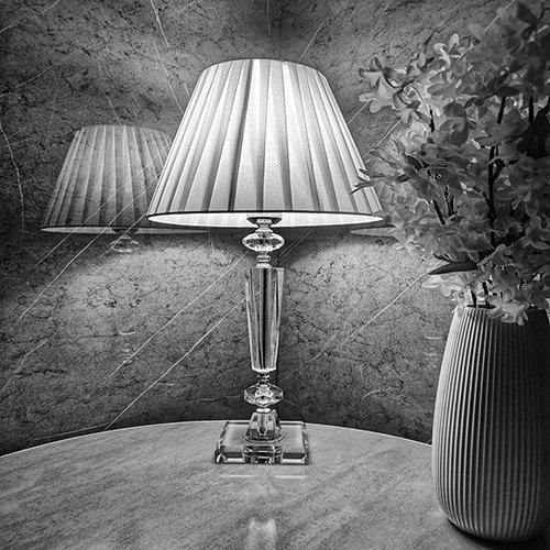 ARTELIGHT - N HUSSAIN - Tafellamp - Kristal - Hoogwaardige, Antiek en Kunst, Curiosa en Brocante
