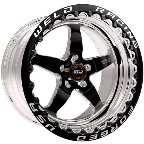 Weld S71 17x10 / 5x4.5 BP / 7.9in. BS Black Wheel (Low Pad), Auto-onderdelen, Banden en Velgen, Ophalen of Verzenden