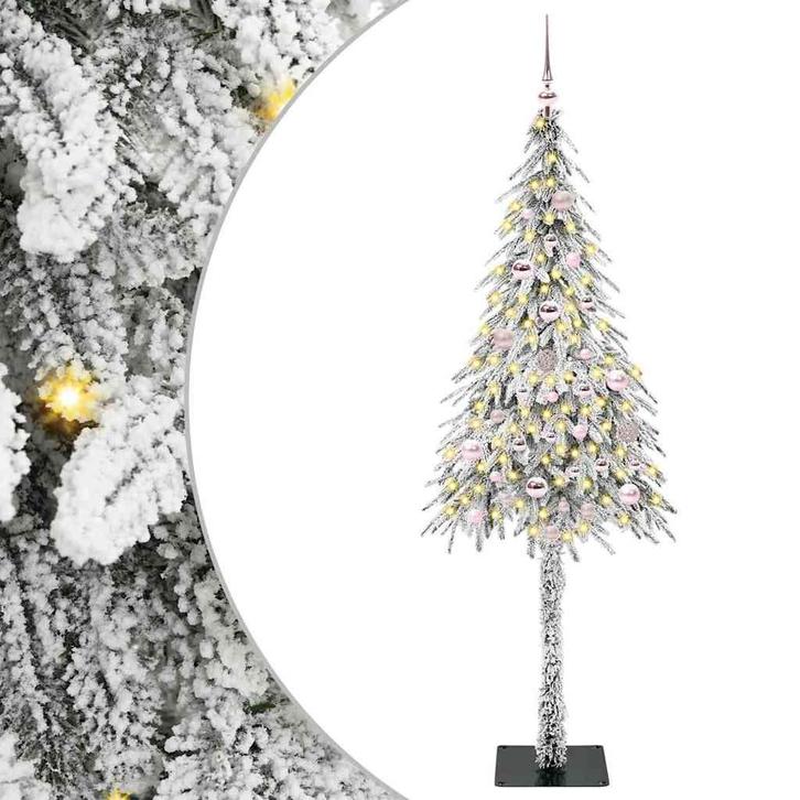 vidaXL Kerstboom met 150 LED met standaard Wit 150 cm PE en, Diversen, Kerst, Nieuw, Verzenden