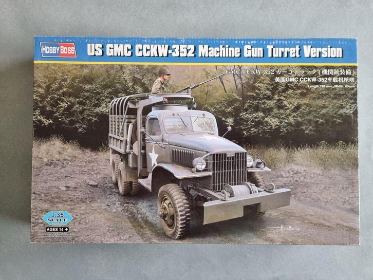 HobbyBoss 83833 GMC CCKW-352 1:35, Hobby en Vrije tijd, Modelbouw | Auto's en Voertuigen, Verzenden