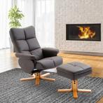 Relaxfauteuil Met Kruk En Opbergruimte, Tv-fauteuil Met Ligf, Verzenden, Nieuw