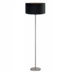 Highlight vloerlamp Zilver E27 157 cm Incl. Ø45cm Zwarte, Nieuw, Ophalen of Verzenden, Metaal