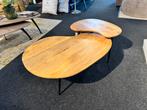 ***Sale*** Salontafel Set Verona Smooth Naturel Mango, Huis en Inrichting, Tafels | Salontafels, Verzenden, Nieuw