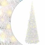 vidaXL Kunstkerstboom pop-up 100 LEDs 150 cm wit, Diversen, Kerst, Verzenden, Nieuw
