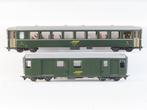 Bemo H0m - 3051/3055 - Modeltrein personenwagen (2) - 1x, Nieuw