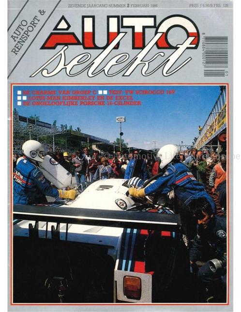 1986 AUTO SELEKT MAGAZINE 2 NEDERLANDS, Boeken, Auto's | Folders en Tijdschriften