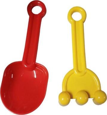 Zand schepje set hark en schep 20 sets    H036 beschikbaar voor biedingen