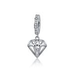 Diamant Bedel Hangende Charm Pandora compatible, Sieraden, Tassen en Uiterlijk, Bedels, Nieuw, Overige merken, Verzenden